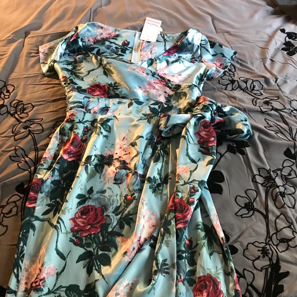 Pinup girl clothing floral dress